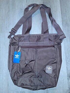 adidas Originals Utility 2.0 Tote Bag Earth Strata Brown Convertible Crossbody
